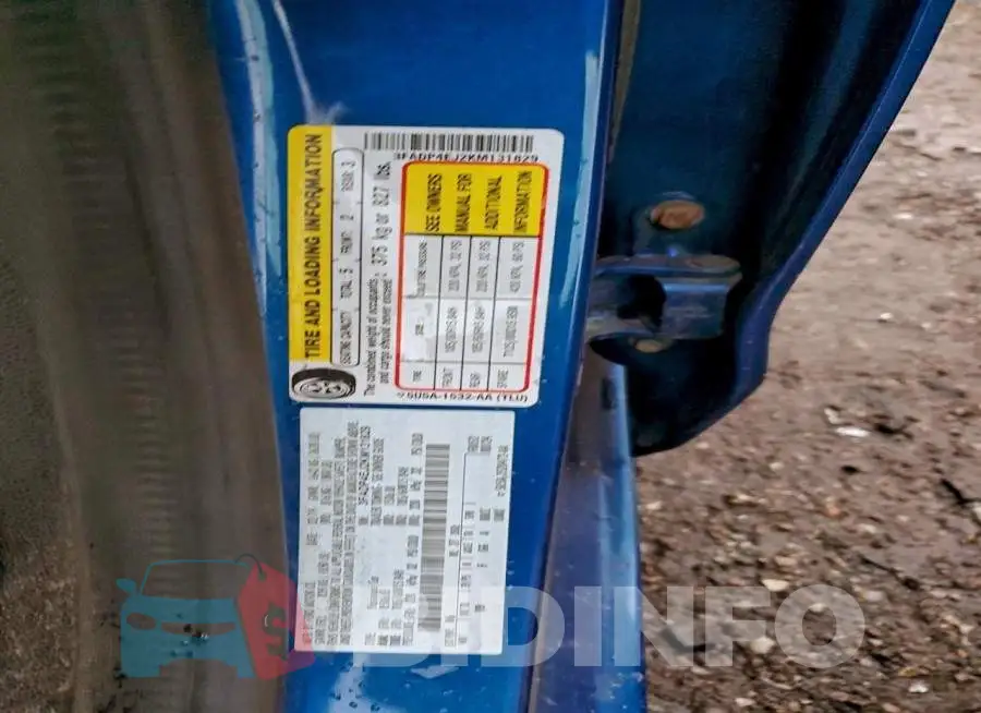 3FADP4EJ2KM131829 Photo# 12