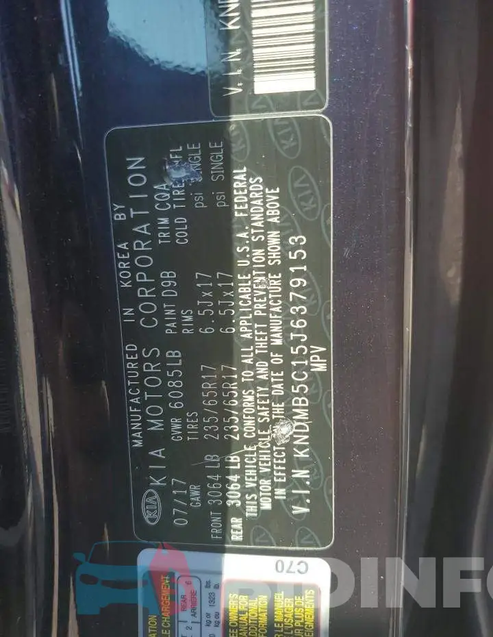 KNDMB5C15J6379153 Photo# 14