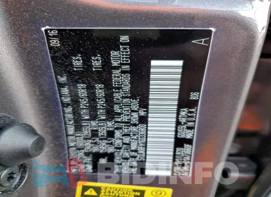 5TDJKRFH1GS336800 Photo# 13