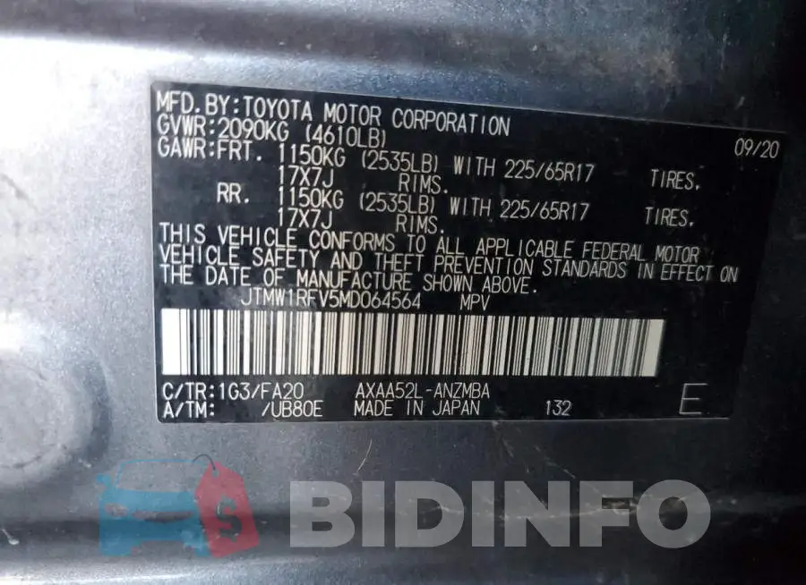 JTMW1RFV5MD064564 Photo# 12