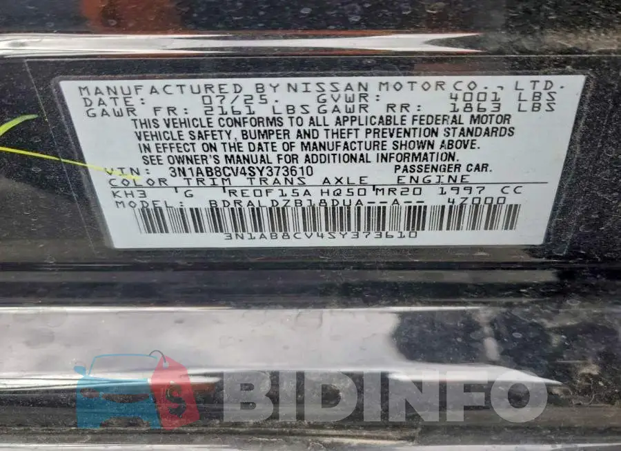 3N1AB8CV4SY373610 Photo# 13
