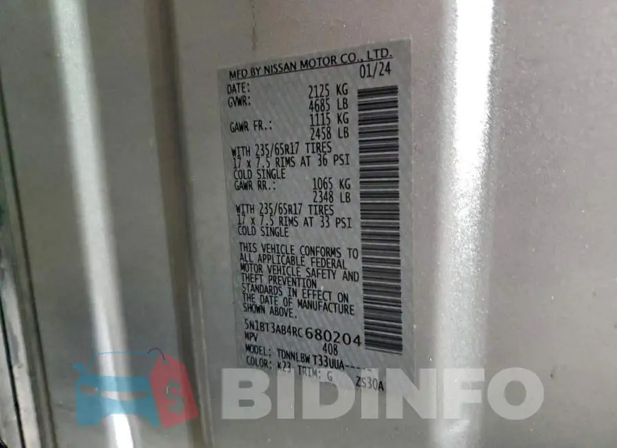 5N1BT3AB4RC680204 Photo# 14