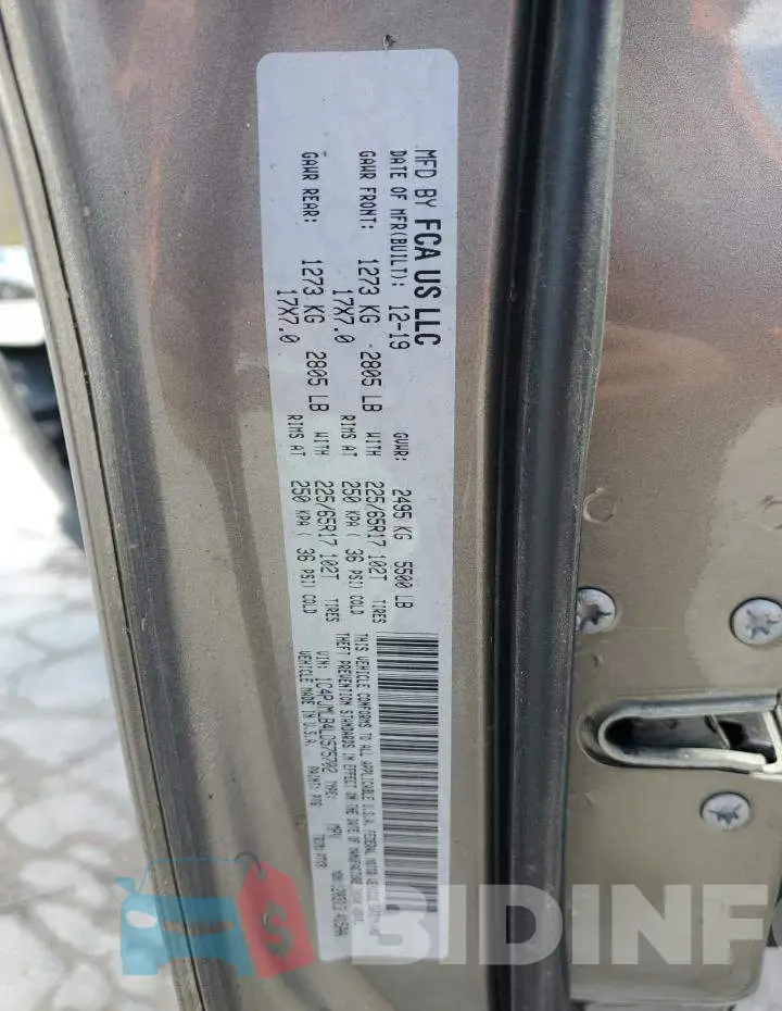 1C4PJMLB4LD575702 Photo# 13