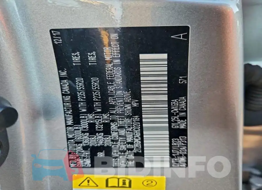 2T2BGMCA6HC020184 Photo# 13