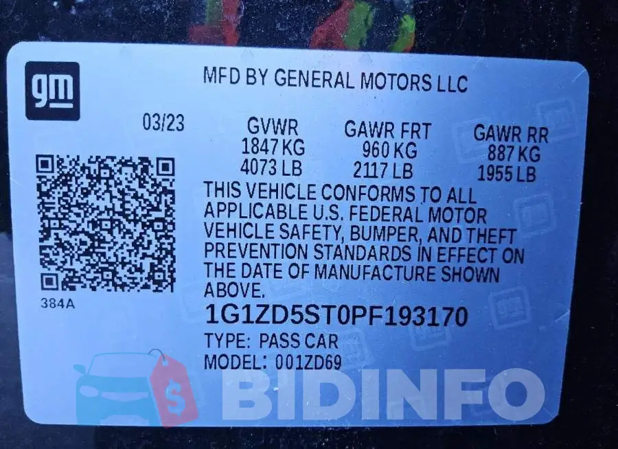 1G1ZD5ST0PF193170 Photo# 12