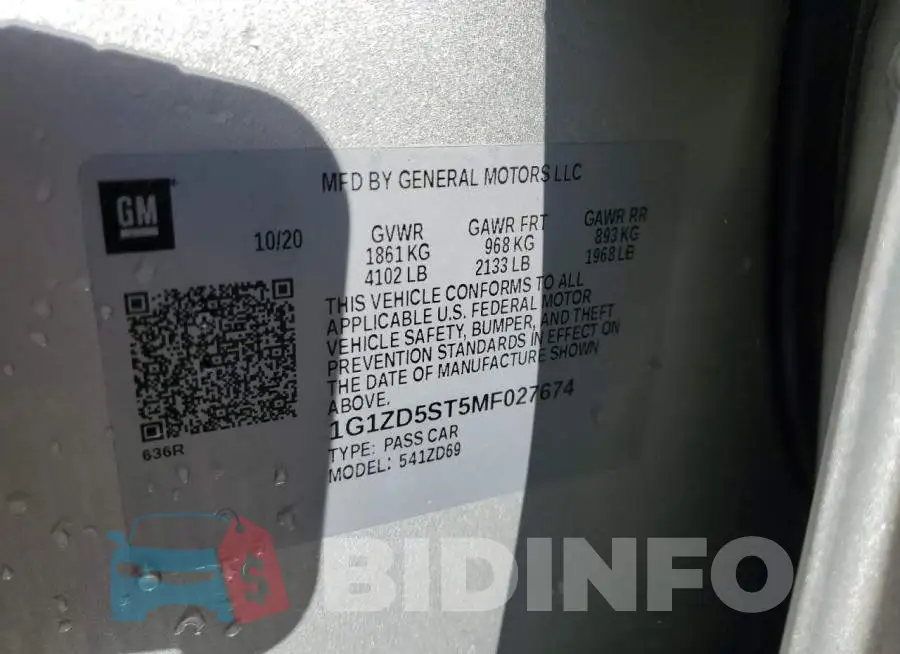1G1ZD5ST5MF027674 Photo# 12