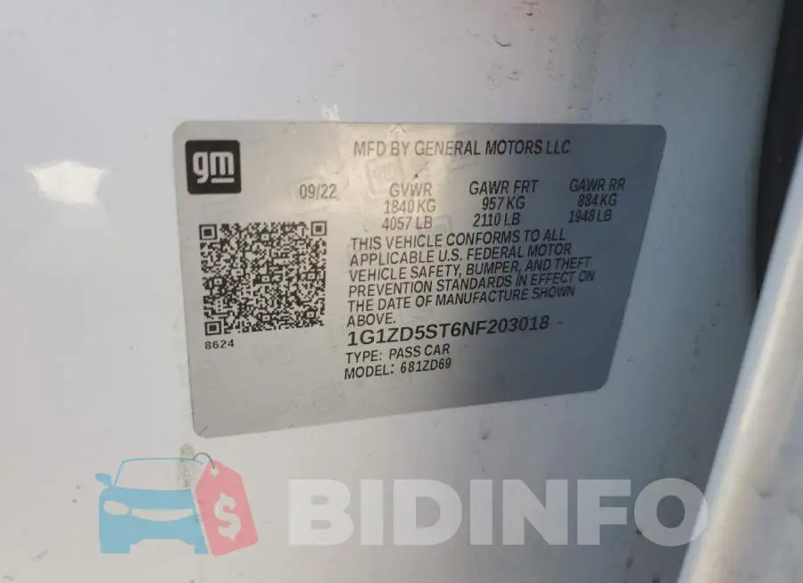 1G1ZD5ST6NF203018 Photo# 12