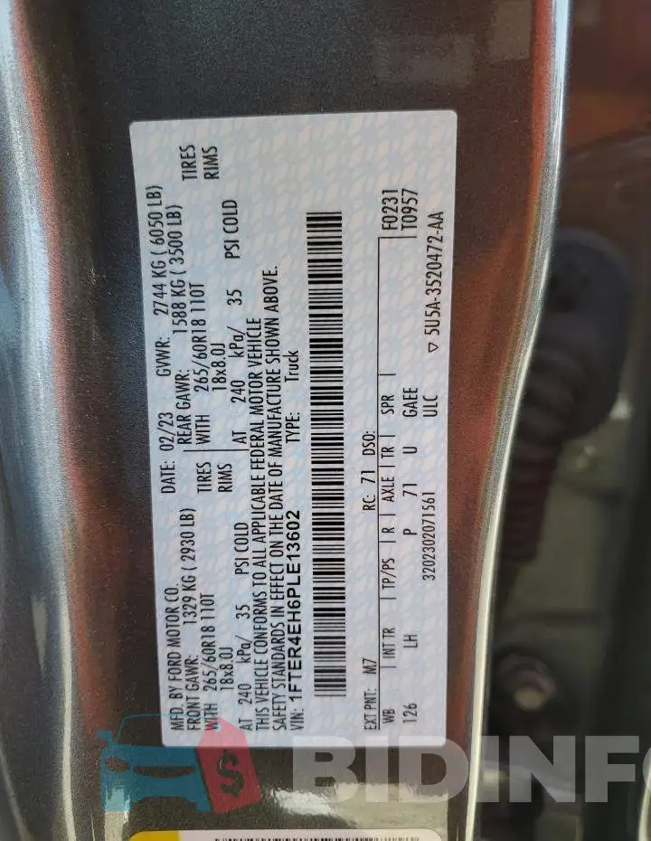 1FTER4EH6PLE13602 Photo# 12