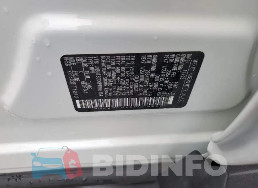 JN8BT3DD0PW309154 Photo# 14