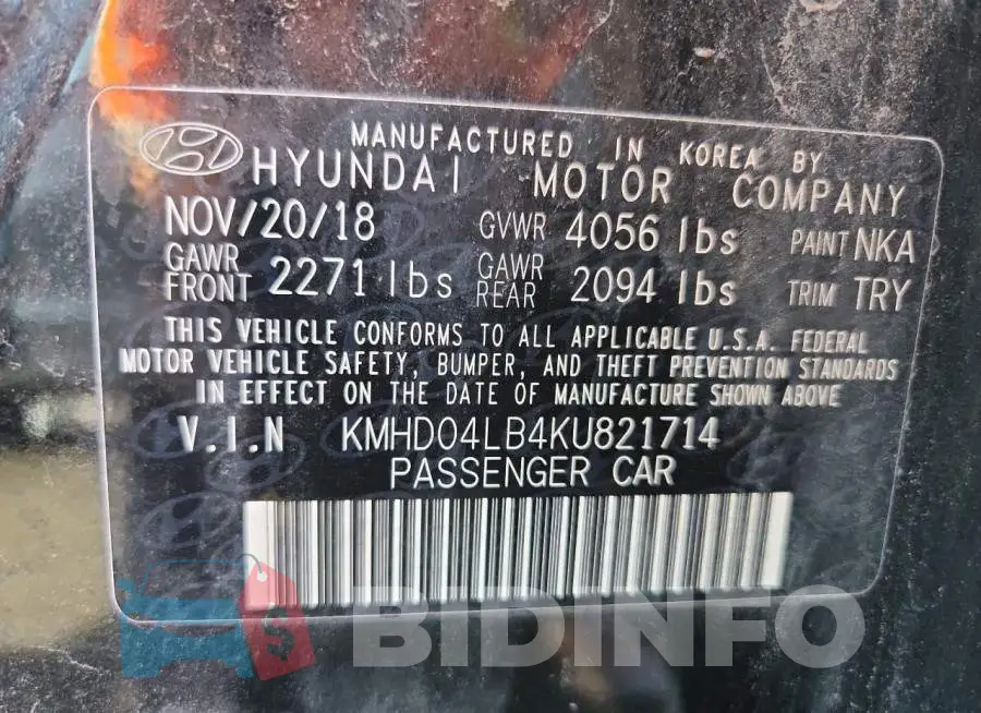 KMHD04LB4KU821714 Photo# 12