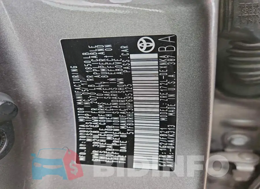 5YFBURHE3HP695125 Photo# 13