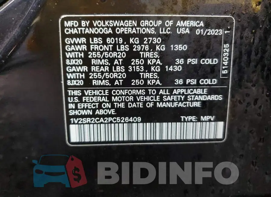 1V2SR2CA2PC526409 Photo# 13