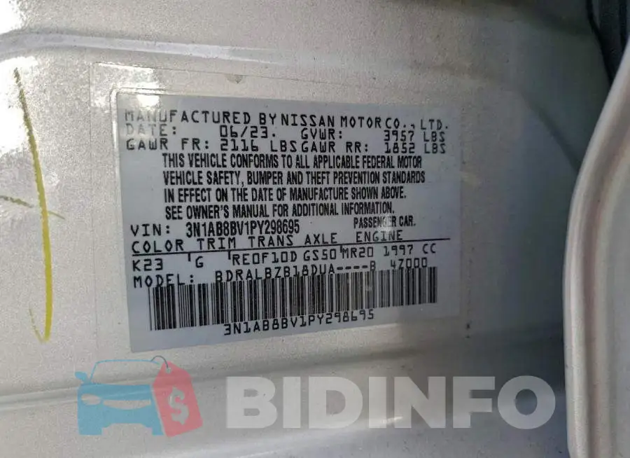 3N1AB8BV1PY298695 Photo# 12