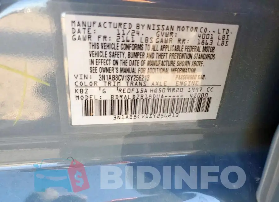 3N1AB8CV1SY256213 Photo# 12