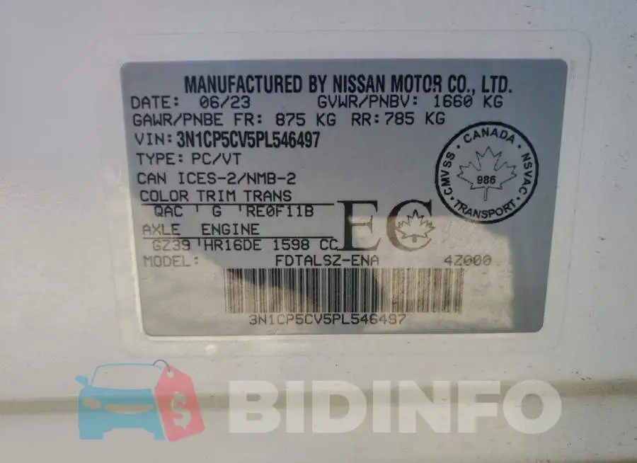 3N1CP5CV5PL546497 Photo# 13