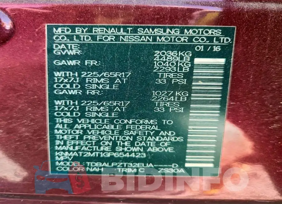KNMAT2MT1GP654423 Photo# 13