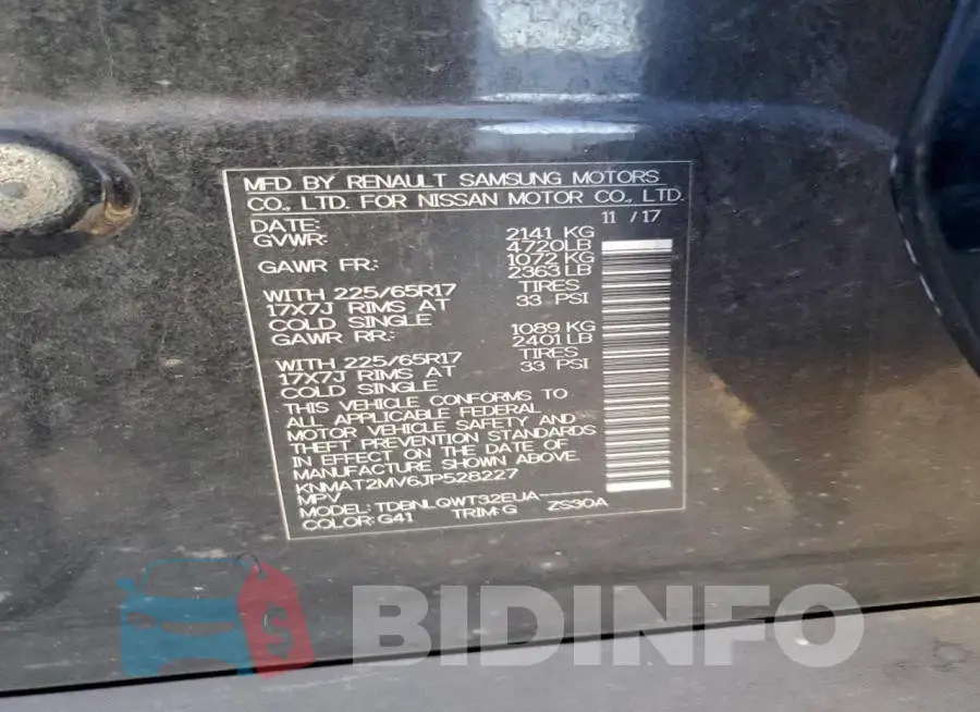 KNMAT2MV6JP528227 Photo# 13