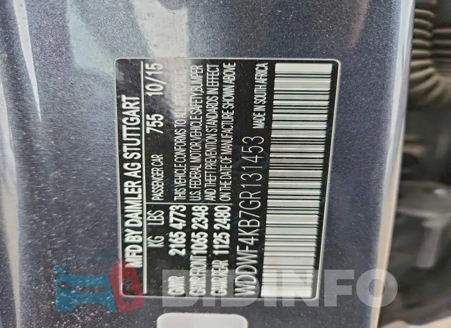 WDDWF4KB7GR131453 Photo# 13