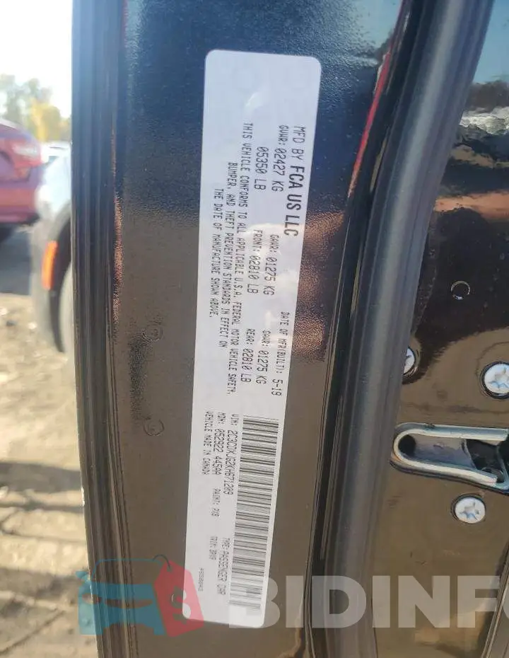 2C3CDXJG2KH671209 Photo# 13