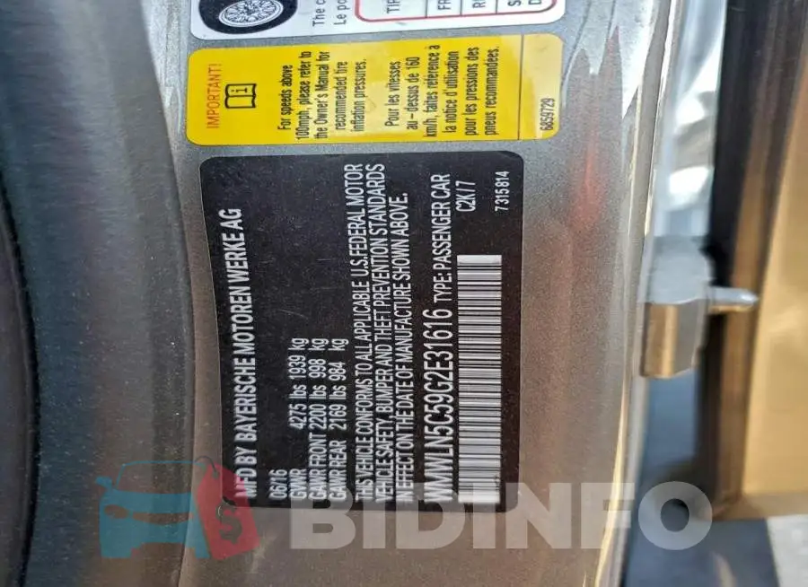 WMWLN5C59G2E31616 Photo# 13