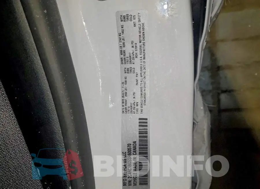 2C4RC1BG5SR600570 Photo# 13