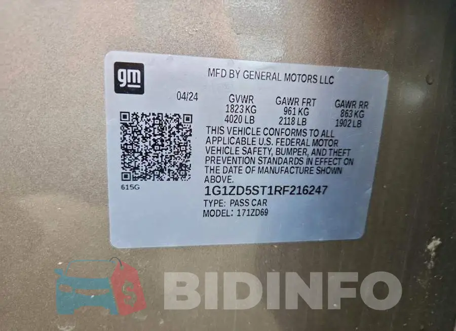 1G1ZD5ST1RF216247 Photo# 12