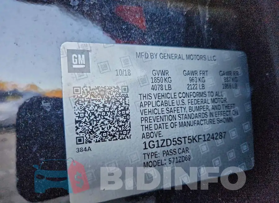 1G1ZD5ST5KF124287 Photo# 12