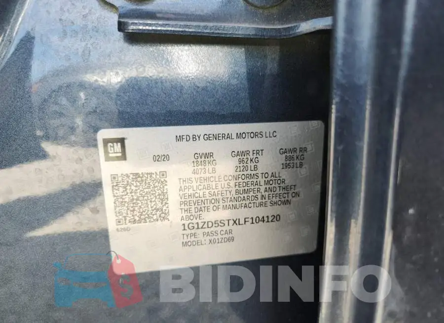 1G1ZD5STXLF104120 Photo# 12