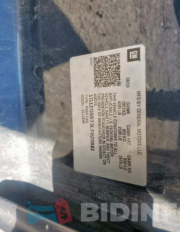 1G1ZG5ST3LF023841 Photo# 12
