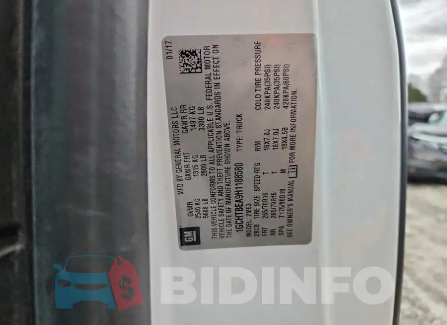 1GCHTBEA9H1188580 Photo# 12