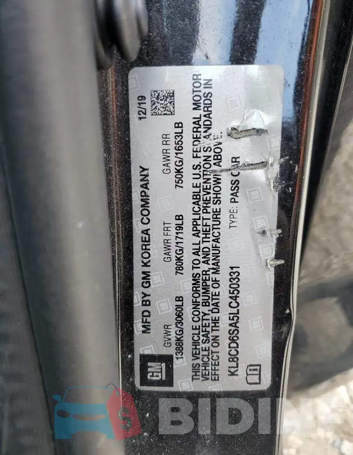 KL8CD6SA5LC450331 Photo# 12