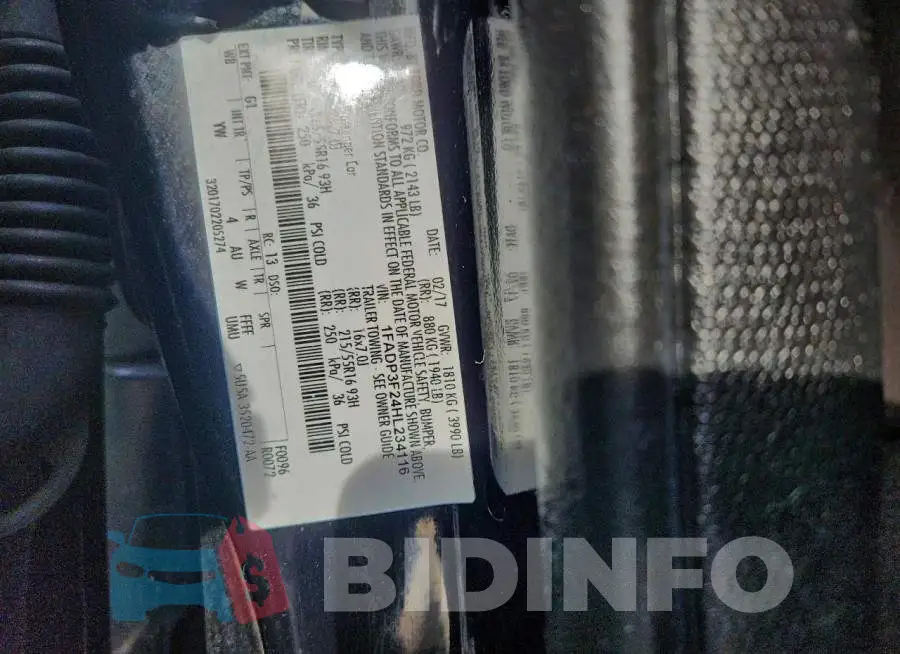 1FADP3F24HL234116 Photo# 12