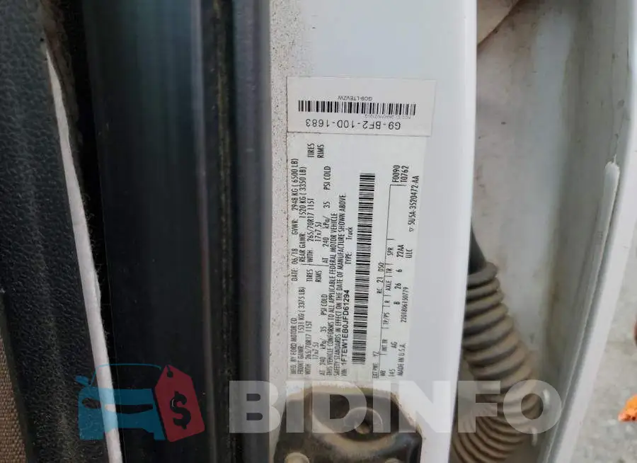 1FTEW1EB0JFD61294 Photo# 12