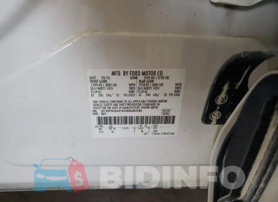 2FMPK4AP4GBB46546 Photo# 13