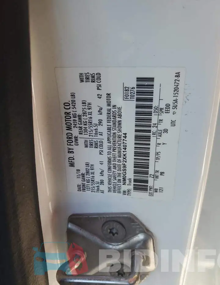 NM0GS9F2XK1407744 Photo# 13