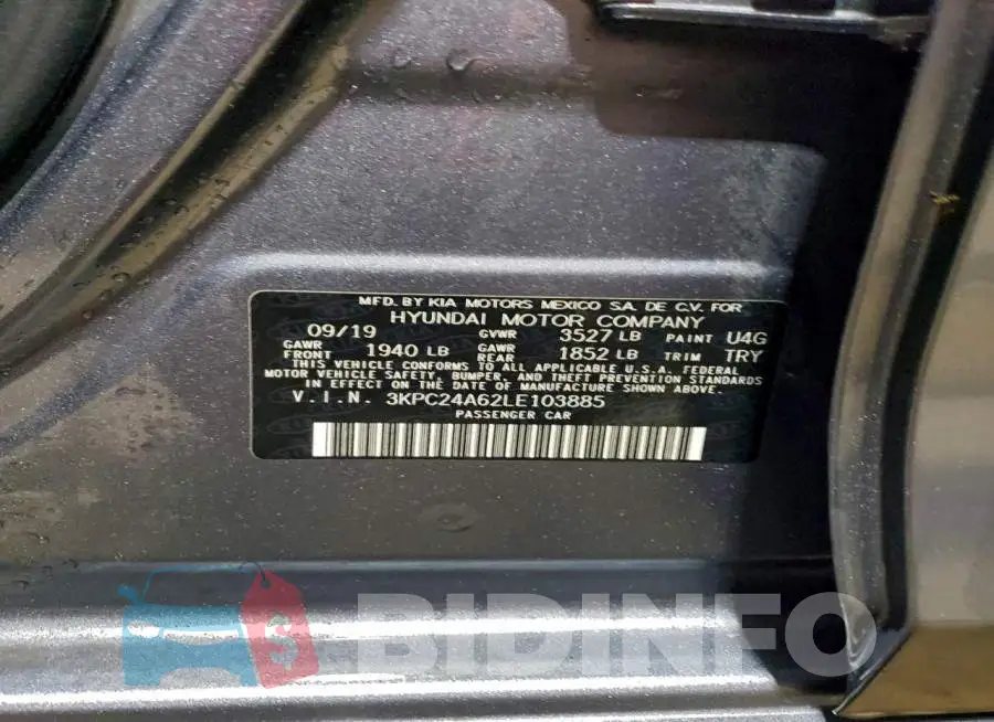 3KPC24A62LE103885 Photo# 13