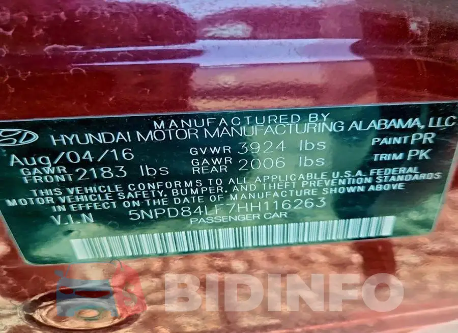 5NPD84LF7HH116263 Photo# 12