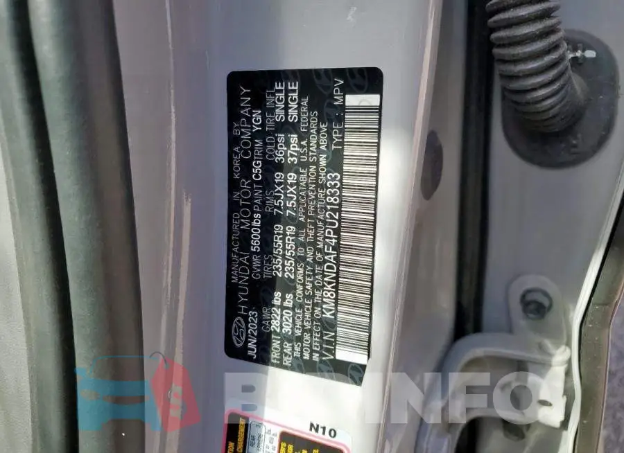 KM8KNDAF4PU218333 Photo# 14