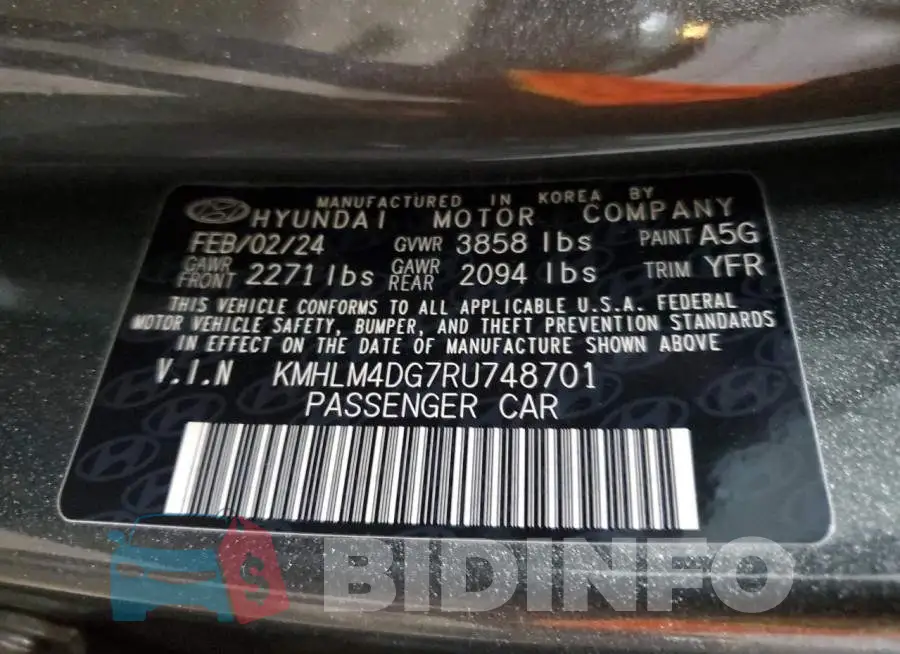 KMHLM4DG7RU748701 Photo# 12