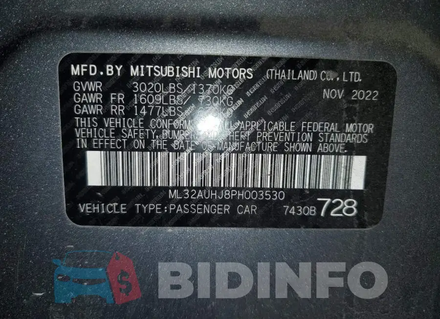 ML32AUHJ8PH003530 Photo# 13