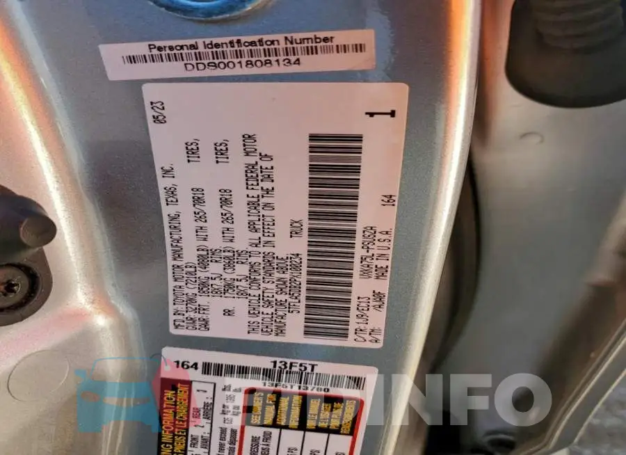 5TFLA5DB2PX100234 Photo# 12