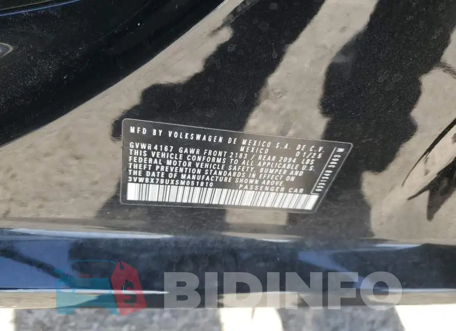 3VWBX7BUXSM051810 Photo# 12