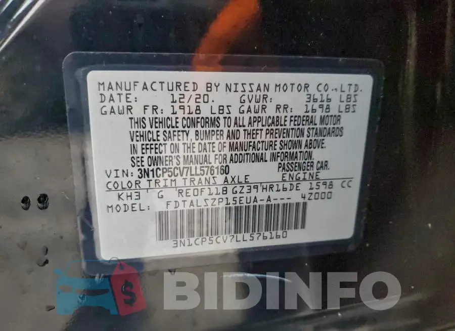 3N1CP5CV7LL576160 Photo# 13