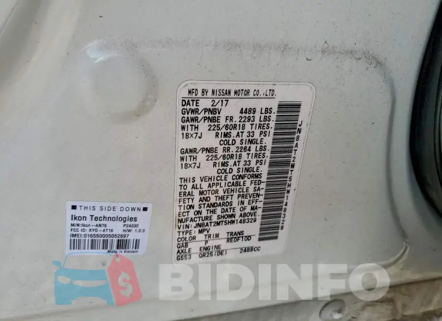 JN8AT2MT5HW148329 Photo# 14
