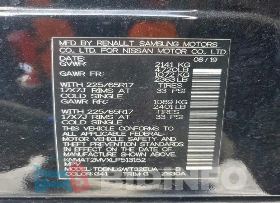 KNMAT2MVXLP513152 Photo# 13
