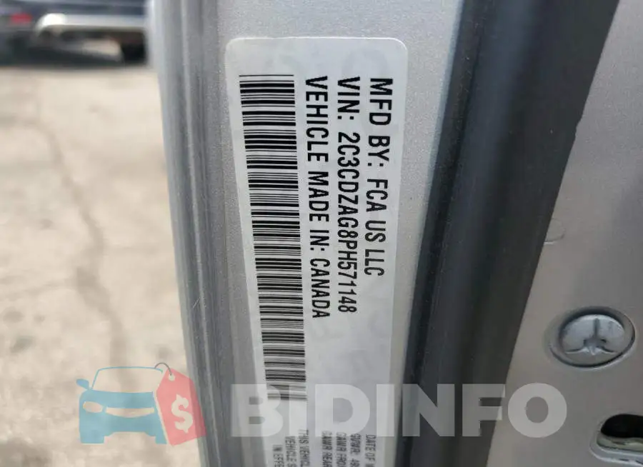 2C3CDZAG8PH571148 Photo# 12