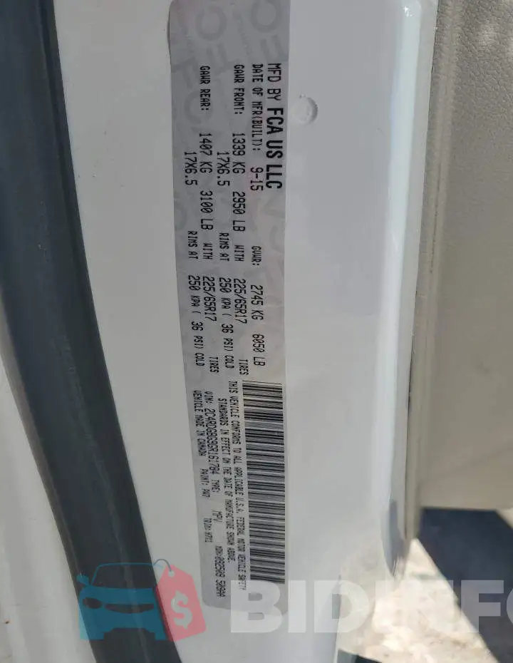 2C4RDGBG9GR161784 Photo# 13
