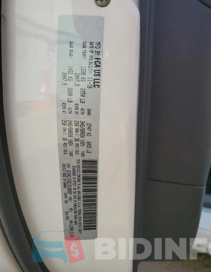 2C4RC1FG2LR109997 Photo# 13