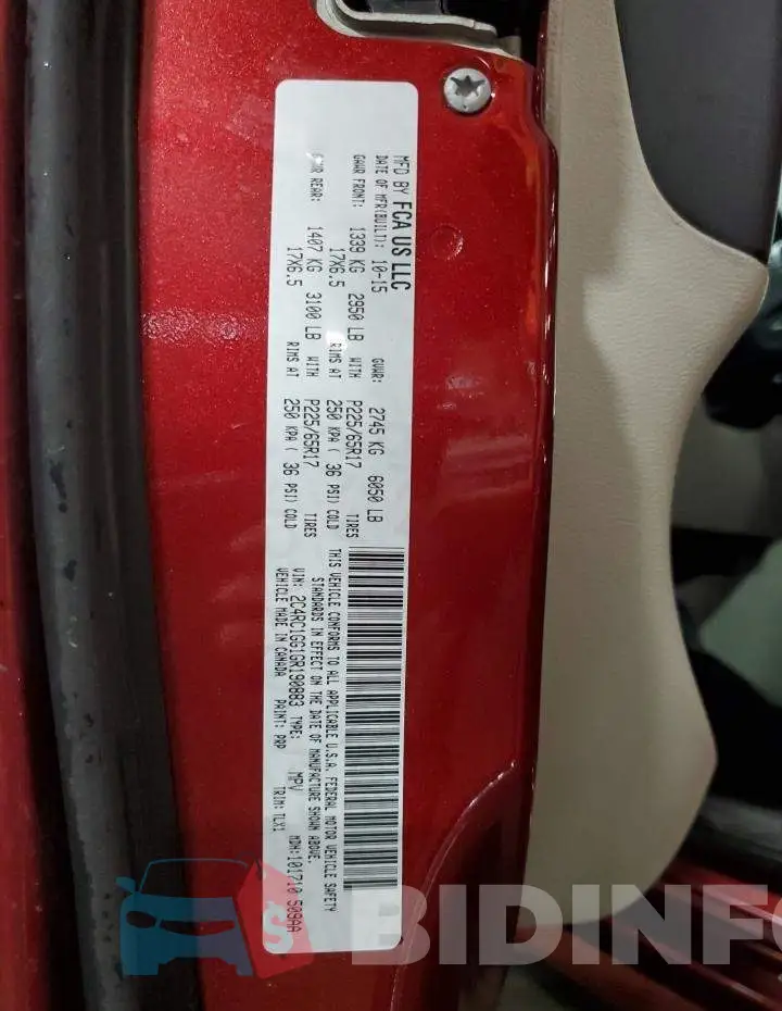 2C4RC1GG1GR190883 Photo# 13
