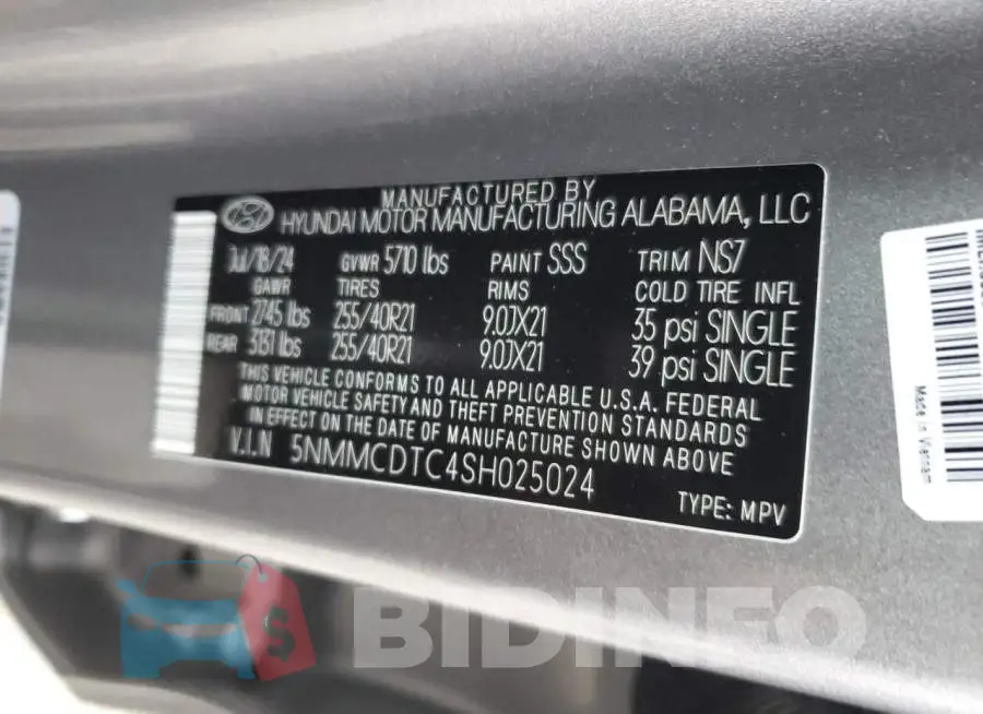 5NMMCDTC4SH025024 Photo# 14
